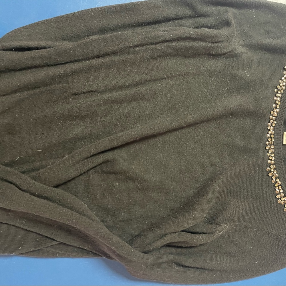 LOFT Black Sweater with Gold Detailing
